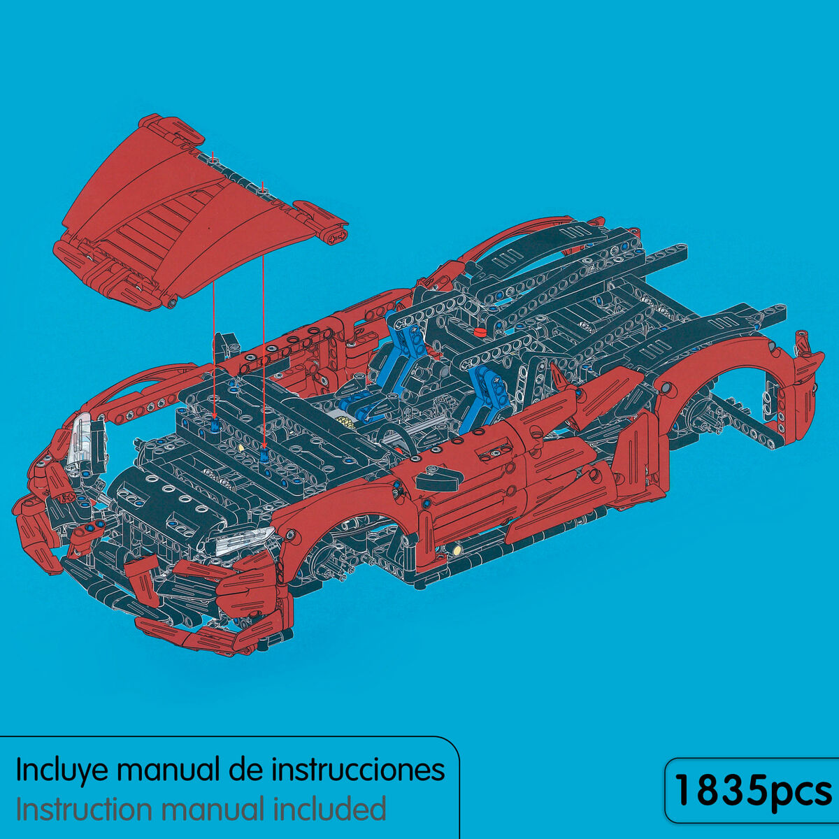 Set de Construcție IM Master 1835 Piese